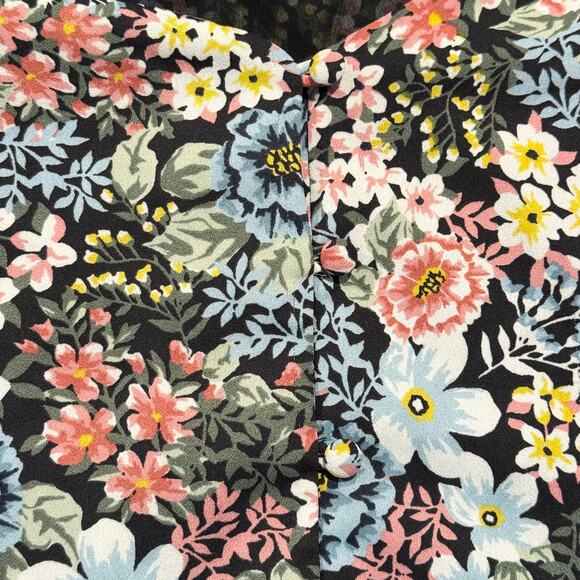 Loft Tank Top Boho Cottagecore Garden Party Minimalist Hippie Floral Button 26 - Picture 7 of 8